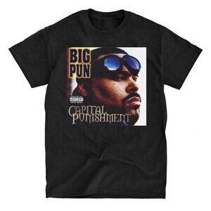 Big Pun Capital Punishment T-Shirt Vintage Rap Hip Hop Black Tee 84
